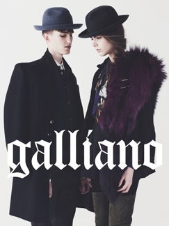 KRISTOFFER HASSLEVALL代言GALLIANO 2013秋冬系列时尚广告大片