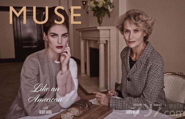 美国超模劳伦·赫顿（Lauren Hutton）和希拉里·洛达（Hilary Rhoda）闪耀《MUSE》杂志2013年秋季特辑，摄影师Mariano Vivanco执镜。两位模特扮演一对母女，有CELINE、GUCCI、FENDI等大版服饰加身，将纯正的美国优雅和高贵装扮演绎得淋漓尽致。