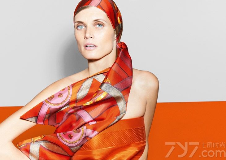 Hermès 爱马仕发布2013年时尚配饰丝巾广告大片。本次大片由Malgosia Bela Stuns拍摄。爱马仕是一家忠于传统手工艺，不断追求创新的国际化企业，现已拥有箱包、丝巾领带、男、女装和生活艺术品等十七类产品系列。爱马仕大多数产品都是手工精心制作的，无外乎有人称Hermes的产品为思想深邃、品位高尚、内涵丰富、工艺精湛的艺术品。