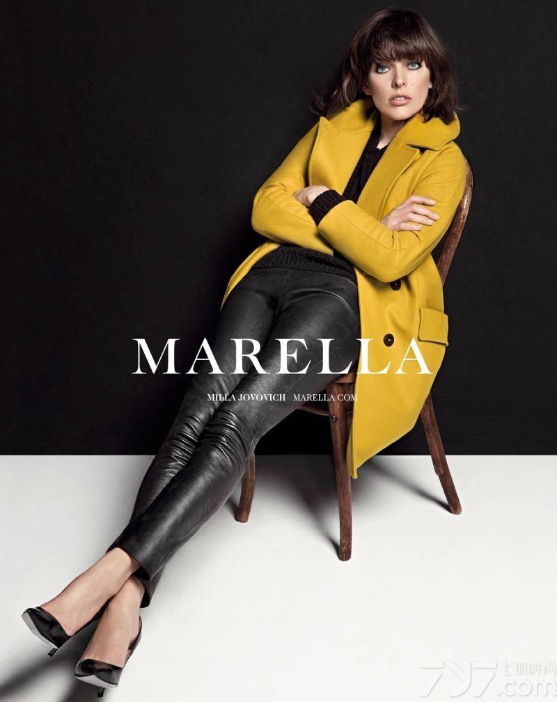 MARELLA 发布2013秋冬时尚女装广告大片，Marella是Max Mara 旗下品牌。与米拉·乔沃维奇 (Milla Jovovich) 合作设计了一个精选系列，灵感源于她的独特风格，这种风格同时与Marella的品牌理念完美契合，廓型简洁精致，融合特点鲜明的元素，如色彩、印花或纹理，使得成衣独一无二、与众不同，为整体装扮增添一丝摇滚风范。MARELLA服饰系列张扬多元，注重“整体风貌”，使女性的衣橱焕然一新，同时强调品质与价格之平衡。