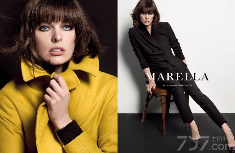 MARELLA 发布2013秋冬时尚女装广告大片，Marella是Max Mara 旗下品牌。与米拉·乔沃维奇 (Milla Jovovich) 合作设计了一个精选系列，灵感源于她的独特风格，这种风格同时与Marella的品牌理念完美契合，廓型简洁精致，融合特点鲜明的元素，如色彩、印花或纹理，使得成衣独一无二、与众不同，为整体装扮增添一丝摇滚风范。MARELLA服饰系列张扬多元，注重“整体风貌”，使女性的衣橱焕然一新，同时强调品质与价格之平衡。