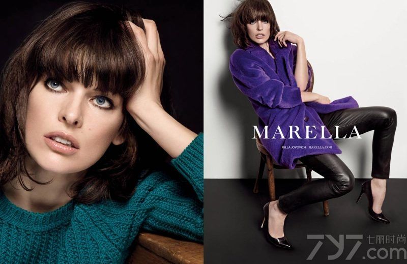 MARELLA 发布2013秋冬时尚女装广告大片，Marella是Max Mara 旗下品牌。与米拉·乔沃维奇 (Milla Jovovich) 合作设计了一个精选系列，灵感源于她的独特风格，这种风格同时与Marella的品牌理念完美契合，廓型简洁精致，融合特点鲜明的元素，如色彩、印花或纹理，使得成衣独一无二、与众不同，为整体装扮增添一丝摇滚风范。MARELLA服饰系列张扬多元，注重“整体风貌”，使女性的衣橱焕然一新，同时强调品质与价格之平衡。