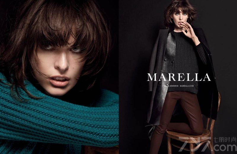 MARELLA 发布2013秋冬时尚女装广告大片，Marella是Max Mara 旗下品牌。与米拉·乔沃维奇 (Milla Jovovich) 合作设计了一个精选系列，灵感源于她的独特风格，这种风格同时与Marella的品牌理念完美契合，廓型简洁精致，融合特点鲜明的元素，如色彩、印花或纹理，使得成衣独一无二、与众不同，为整体装扮增添一丝摇滚风范。MARELLA服饰系列张扬多元，注重“整体风貌”，使女性的衣橱焕然一新，同时强调品质与价格之平衡。