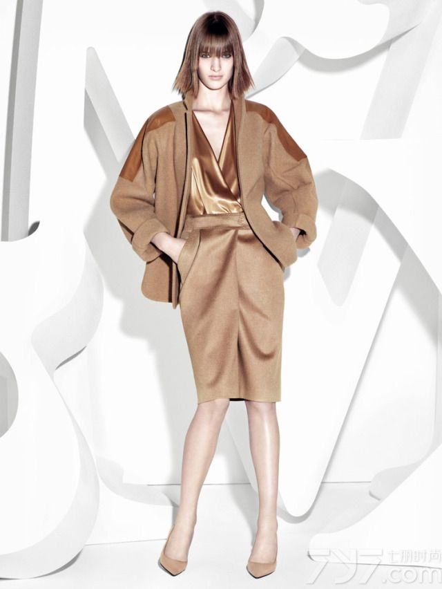 意大利品牌MAX MARA 发布2013秋冬系列时尚女装广告大片，此次大片由超模Ashleigh Good演绎，摄影大师Mario Sorrenti 掌镜。模特身着大号驼色大衣演绎萧瑟秋冬。Max Mara的设计融合法国及意大利的风格，讲求简洁线条和剪裁，外形漂亮、线条清晰，充满时代感。